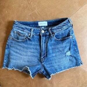 Dear John Distressed Blue Jean Shorts
